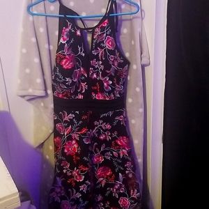 Beautiful Flower Homecoming Dress